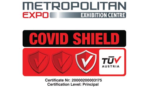 Πιστοποίηση Covid Shield για το Metropolitan Expo